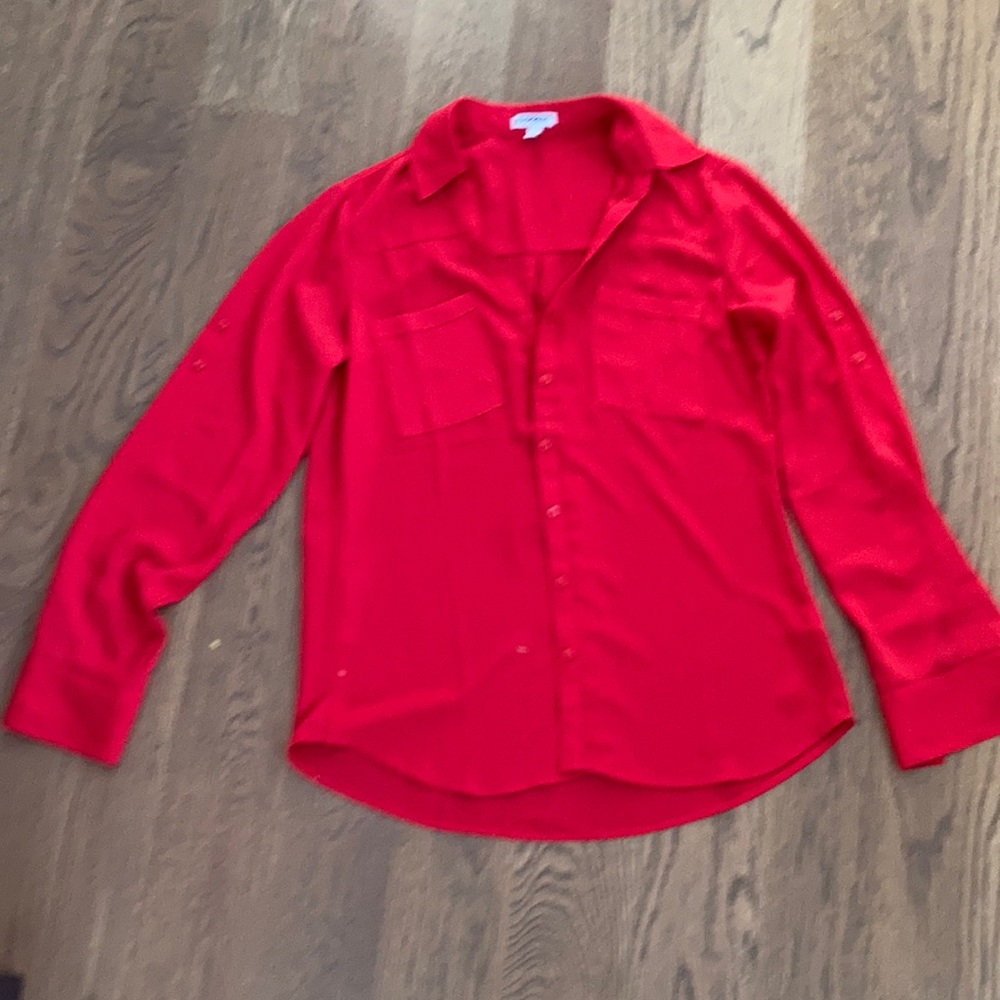 Express button down blouse